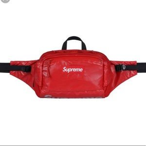 Red Supreme Waist Bag